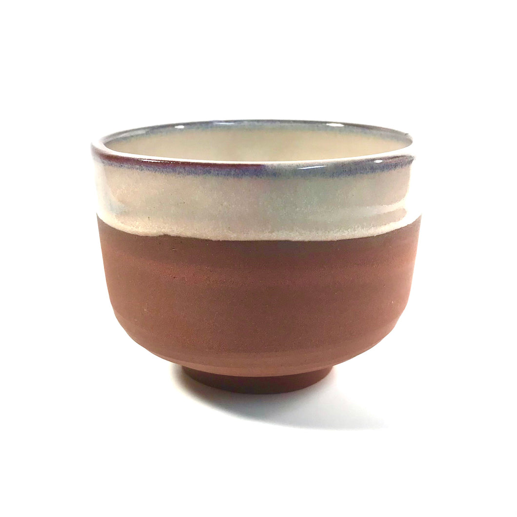 Matcha Bowl - Cream / Terra Cotta - Nicole Henne Ceramist